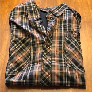 Harley Davidson button up